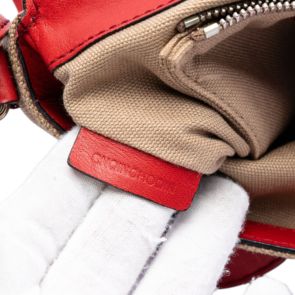 Pre-Loved Burberry Leather and House Check Canvas Henham Crossbody - Picture 6 of 7